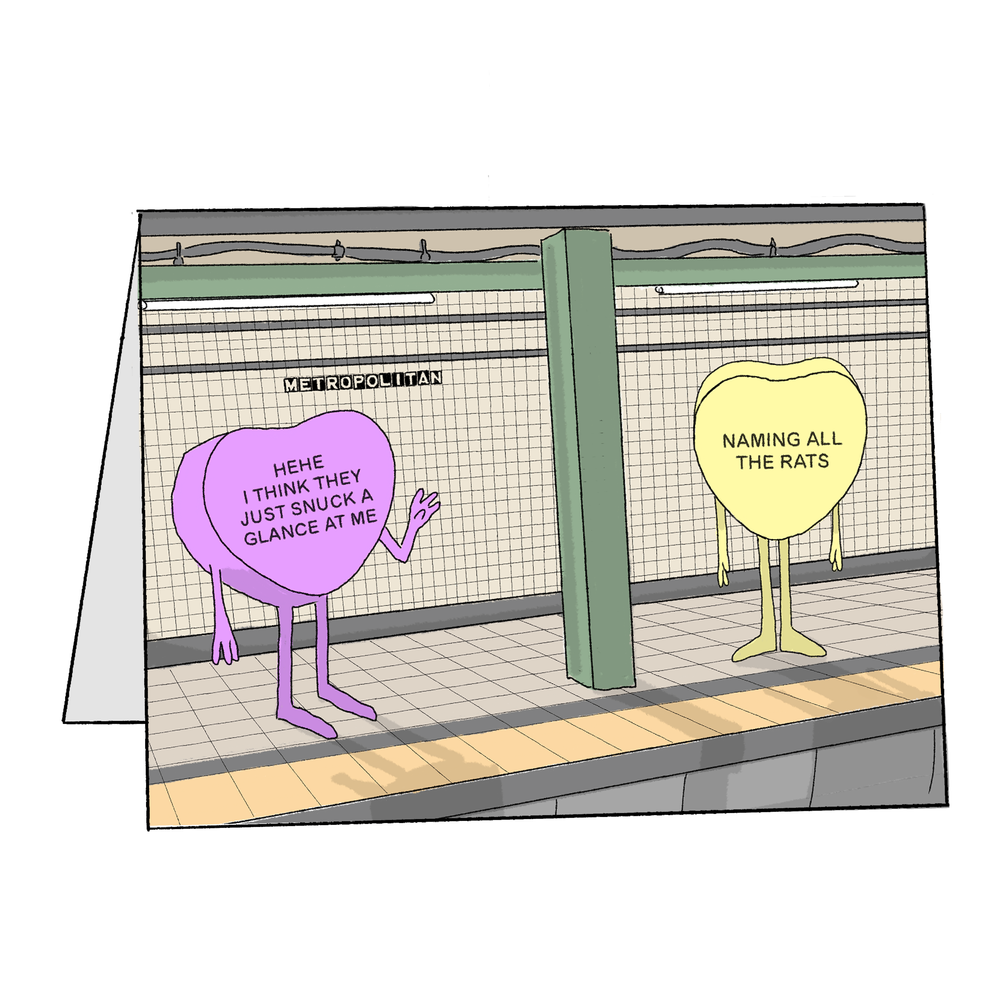 Candy Hearts Greeting Card Set — Tommy Siegel